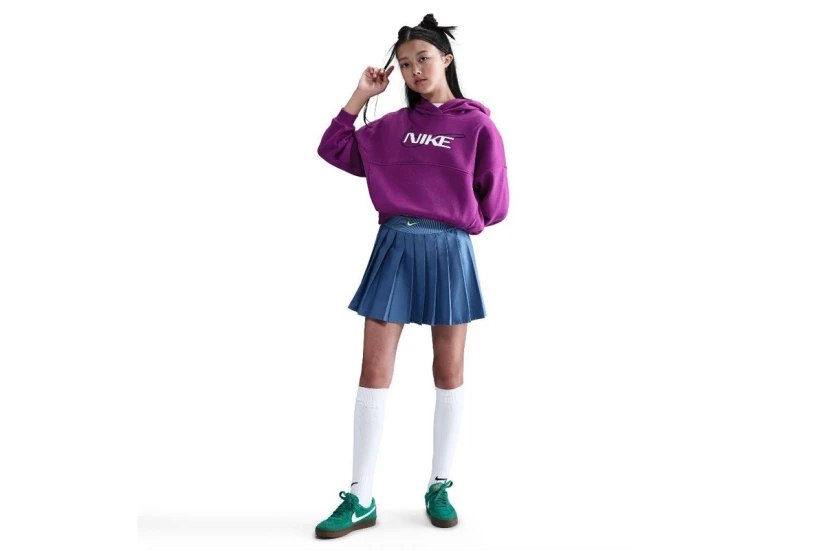 Nike Sportswear Club Fleece Παιδικό Φούτερ με Κουκούλα Μωβ