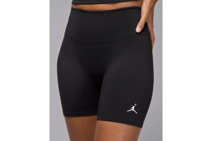 Jordan Sport Dri-Fit High-Waisted Γυναικείο Κοντό Κολάν Μαύρο