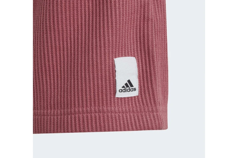 Adidas Performance Lounge Waffle Knit Αθλητικό Σορτς Ροζ