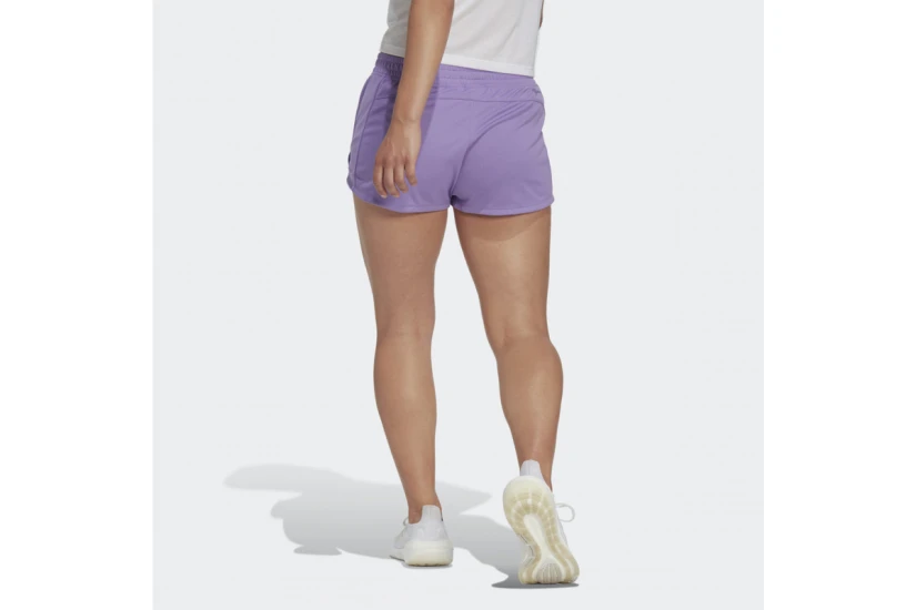 Adidas Performance Pacer 3-Bar Knit Γυναικείο Αθλητικό Σορτς Μωβ