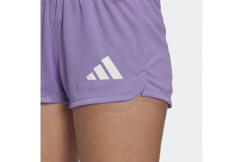 Adidas Performance Pacer 3-Bar Knit Γυναικείο Αθλητικό Σορτς Μωβ