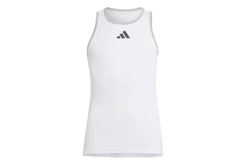 Adidas Performance G Club Tank Παιδική Αμάνικη Μπλούζα Λευκή
