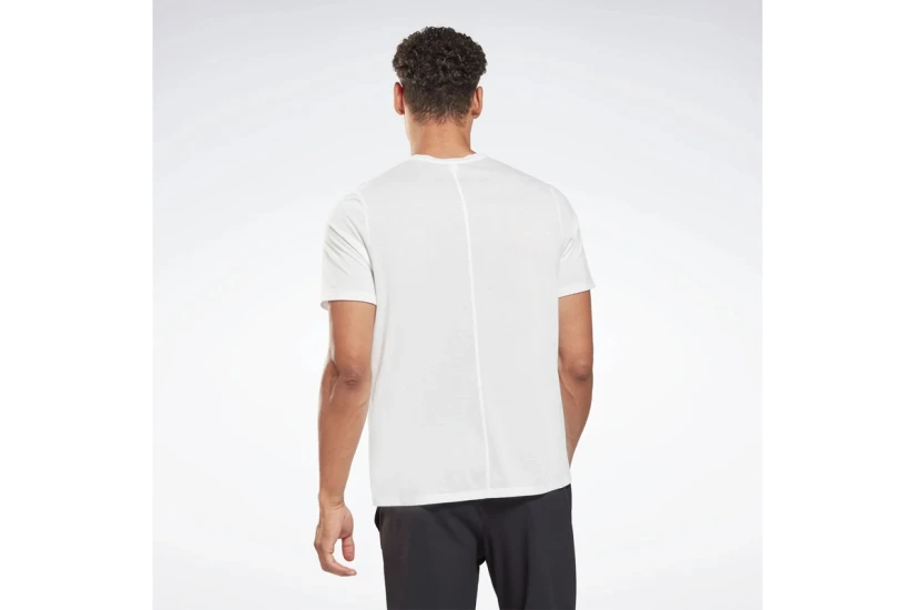 Reebok Sport Id Train Easy Fit Ανδρικό Κοντομάνικο T-Shirt Λευκό