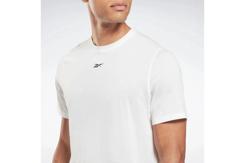 Reebok Sport Id Train Easy Fit Ανδρικό Κοντομάνικο T-Shirt Λευκό