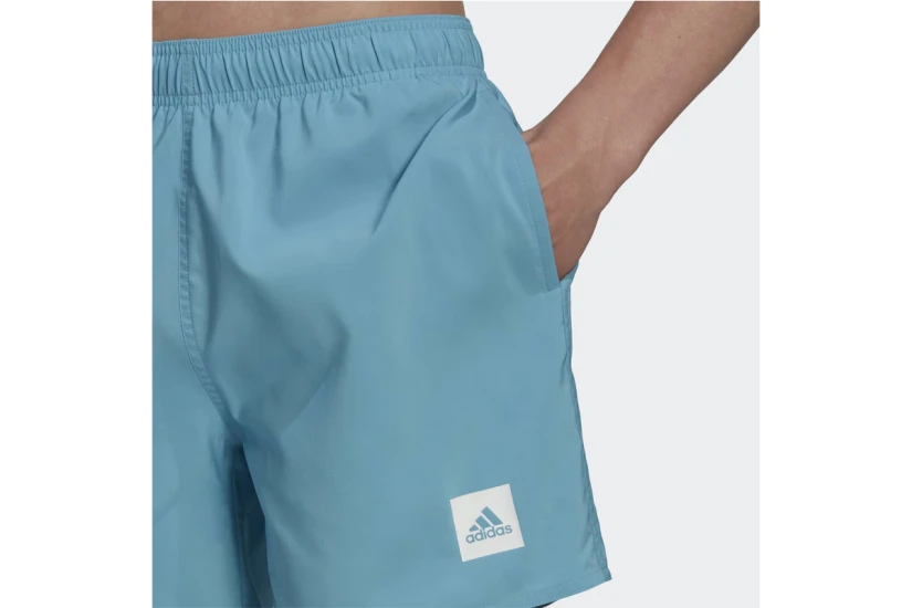 Adidas Performance Short Length Solid Ανδρικό Μαγιό Σορτς Γαλάζιο