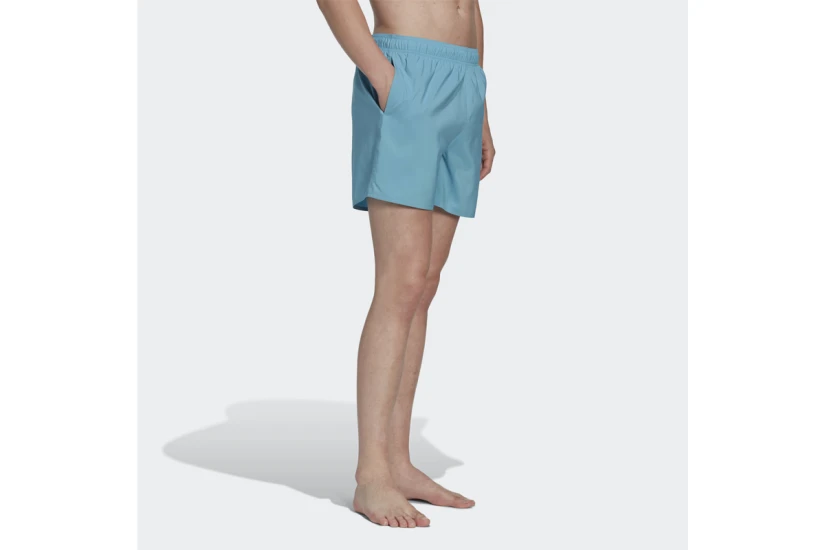 Adidas Performance Short Length Solid Ανδρικό Μαγιό Σορτς Γαλάζιο