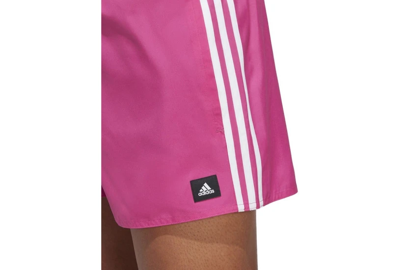 Adidas Performance 3 Stripes CLX Ανδρικό Μαγιό Σορτς Φούξια