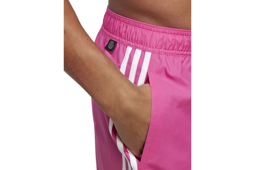 Adidas Performance 3 Stripes CLX Ανδρικό Μαγιό Σορτς Φούξια