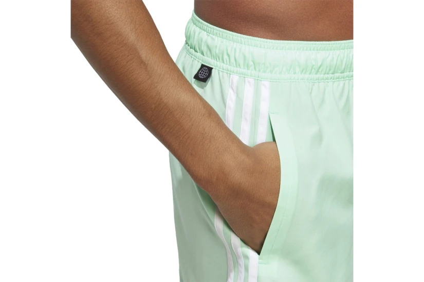 Adidas Performance 3 Stripes CLX Ανδρικό Μαγιό Σορτς Μέντα