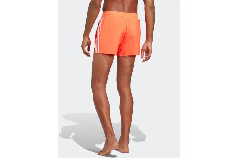 Adidas Performance 3 Stripes CLX Ανδρικό Μαγιό Σορτς Πορτοκαλί