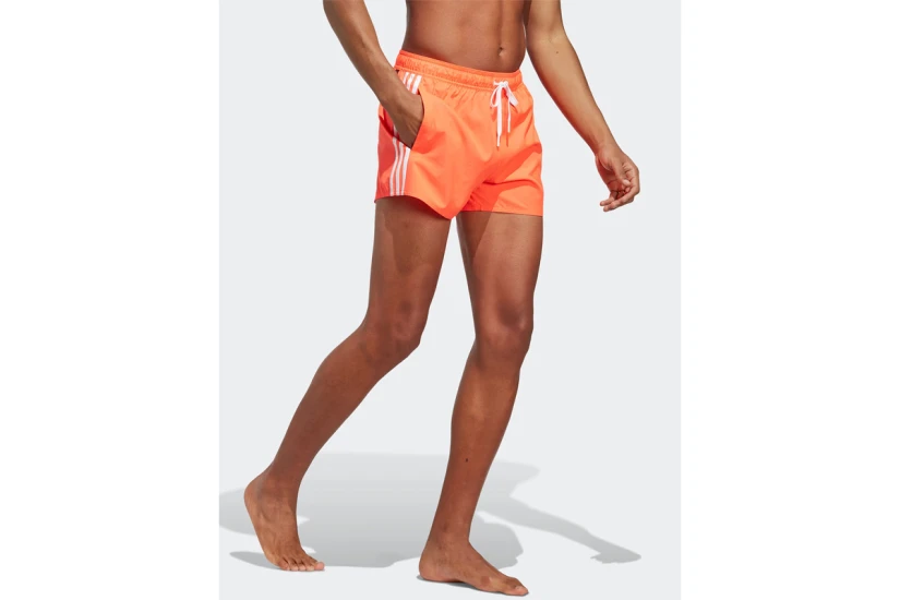 Adidas Performance 3 Stripes CLX Ανδρικό Μαγιό Σορτς Πορτοκαλί