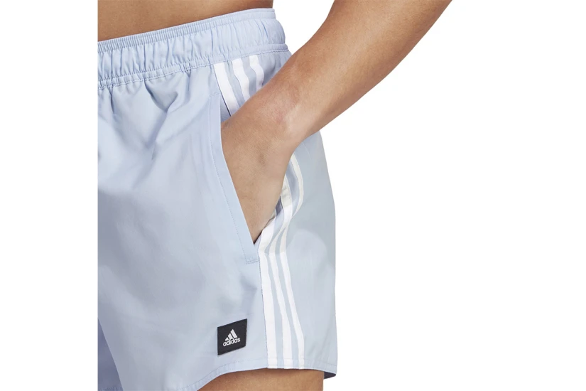 Adidas Performance 3-Stripes CLX Ανδρικό Μαγιό Σορτς Σιέλ, Λευκό