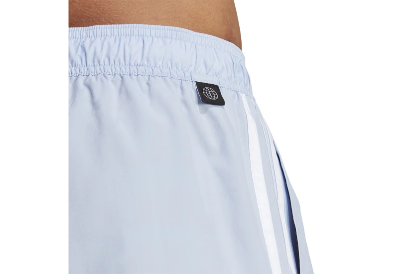 Adidas Performance 3-Stripes CLX Ανδρικό Μαγιό Σορτς Σιέλ, Λευκό
