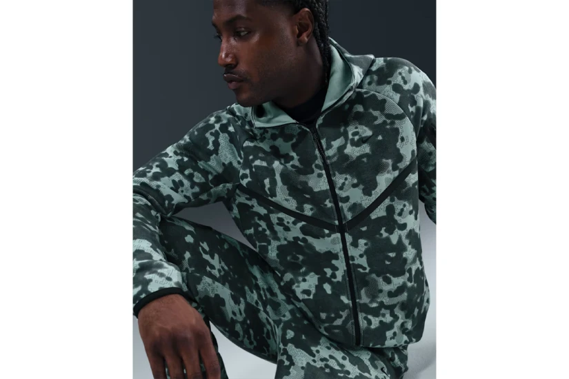 Nike Tech Fleece Camo Windrunner Ανδρική Ζακέτα με Κουκούλα