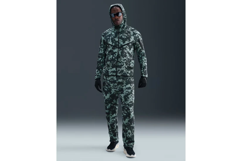 Nike Tech Fleece Camo Windrunner Ανδρική Ζακέτα με Κουκούλα