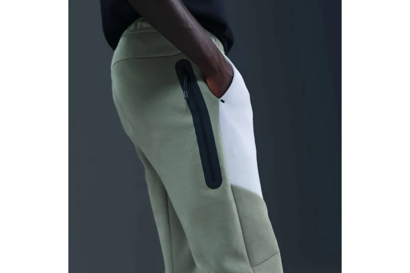 Nike Tech Fleece Ανδρικό Παντελόνι Φόρμας Πράσινο, Γκρι