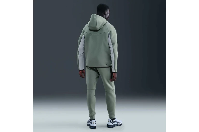 Nike Tech Fleece Ανδρικό Παντελόνι Φόρμας Πράσινο, Γκρι