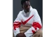 Nike Sportswear Club Hockey Jersey Ανδρική Μακρυμάνικη Μπλούζα Λευκή, Κόκκινη