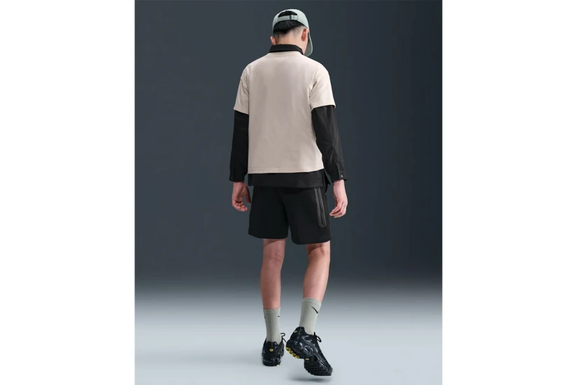 Nike Sportswear Tech Fleece Παιδική Αθλητική Βερμούδα Μαύρη