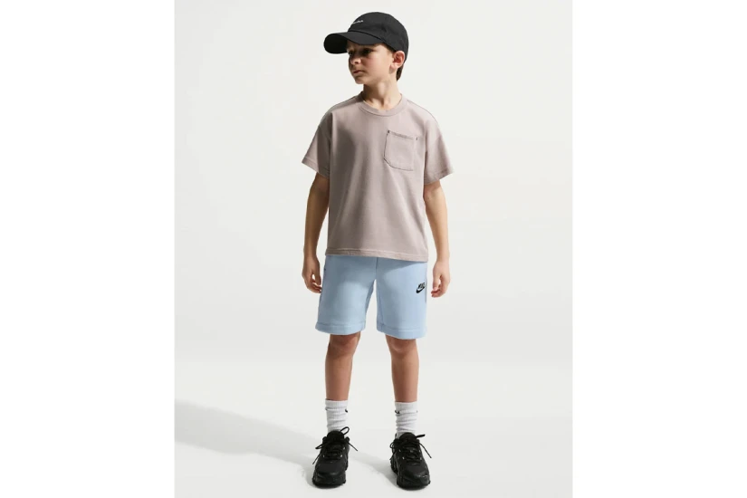 Nike Sportswear Tech Fleece Παιδική Αθλητική Βερμούδα Σιέλ