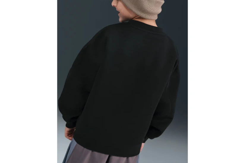 Nike Sportswear Tech Fleece Παιδική Μακρυμάνικη Μπλούζα Μαύρη