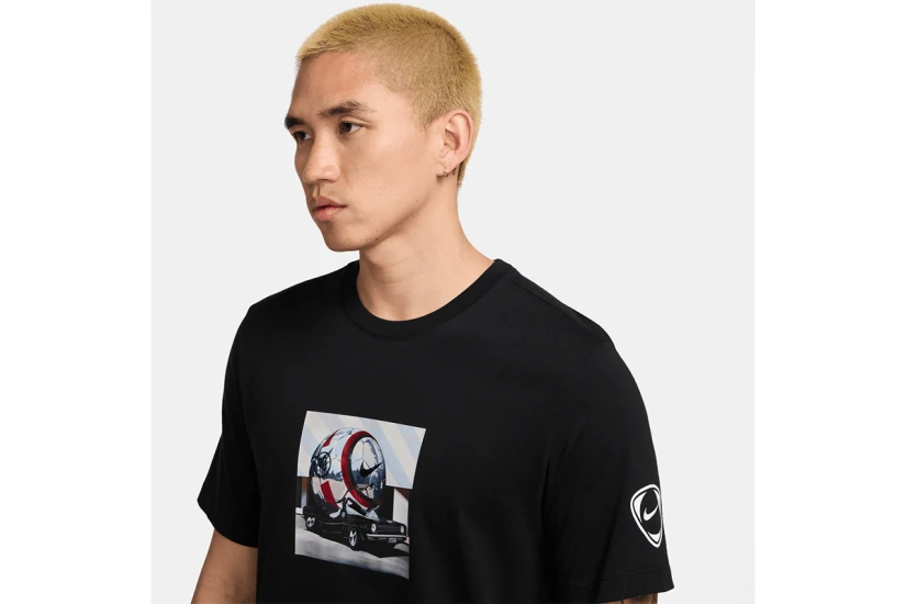 Nike Ανδρικό Κοντομάνικο T-Shirt Μαύρο