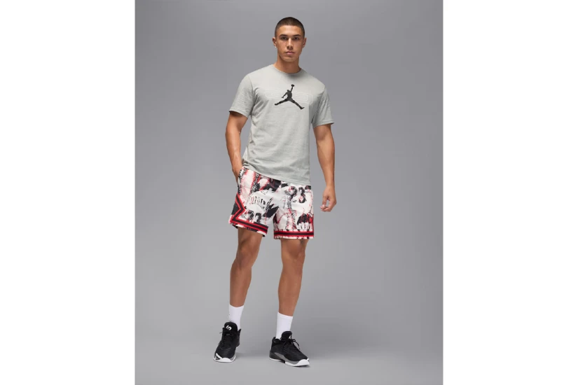 Jordan Sport Ανδρικό Κοντομάνικο T-Shirt Γκρι