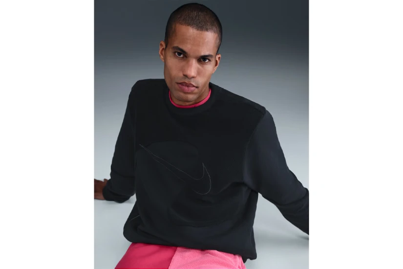 Nike Giannis Standard Issue Ανδρική Μακρυμάνικη Μπλούζα Μαύρη