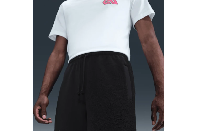 Nike Giannis Standard Issue Fleece Ανδρική Μπασκετική Βερμούδα Μαύρη