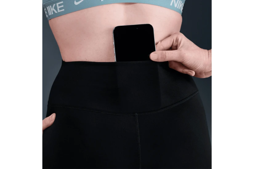 Nike One Therma-Fit High-Waisted Γυναικείο Μακρύ Κολάν Μαύρο