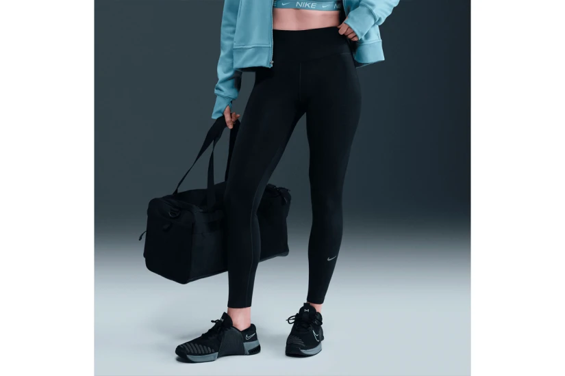 Nike One Therma-Fit High-Waisted Γυναικείο Μακρύ Κολάν Μαύρο