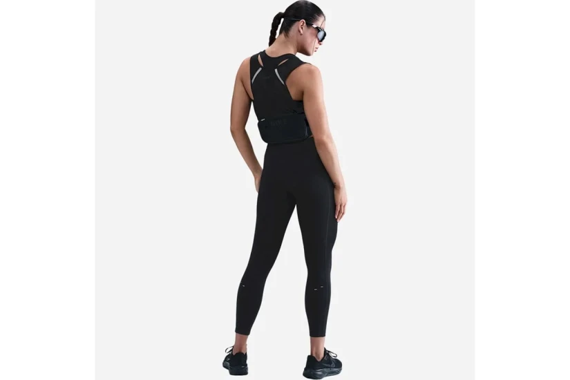 Nike Tempo Swoosh Run High-Waisted Γυναικείο Κολάν 7/8 Μαύρο