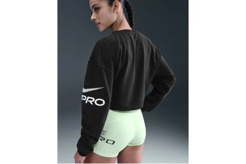 Nike Pro Dri-Fit French Terry Μπλούζα Με Λαιμόκοψη Γυναικεία (HV3591 010)