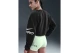 Nike Pro Dri-FIT French Terry Γυναικεία Crop Μπλούζα Μαύρη