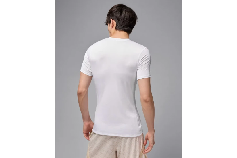 Jordan Sport Dri-FIT Base Layer Ανδρικό Κοντομάνικο T-Shirt Λευκό