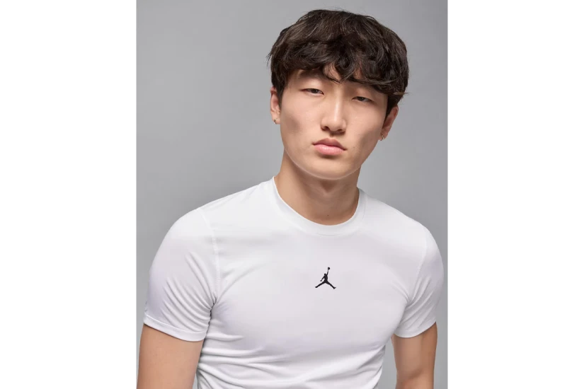 Jordan Sport Dri-FIT Base Layer Ανδρικό Κοντομάνικο T-Shirt Λευκό