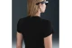 Nike Sportswear Tight Ribbed Γυναικείο Κοντομάνικο T-Shirt Μαύρο