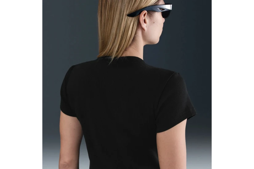 Nike Sportswear Tight Ribbed Γυναικείο Κοντομάνικο T-Shirt Μαύρο