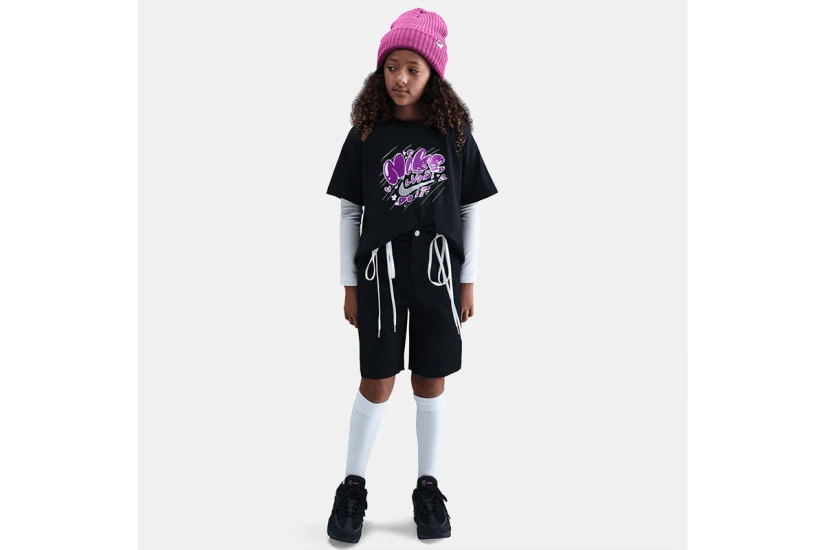 Nike Sportswear Παιδικό Κοντομάνικο T-Shirt Μαύρο