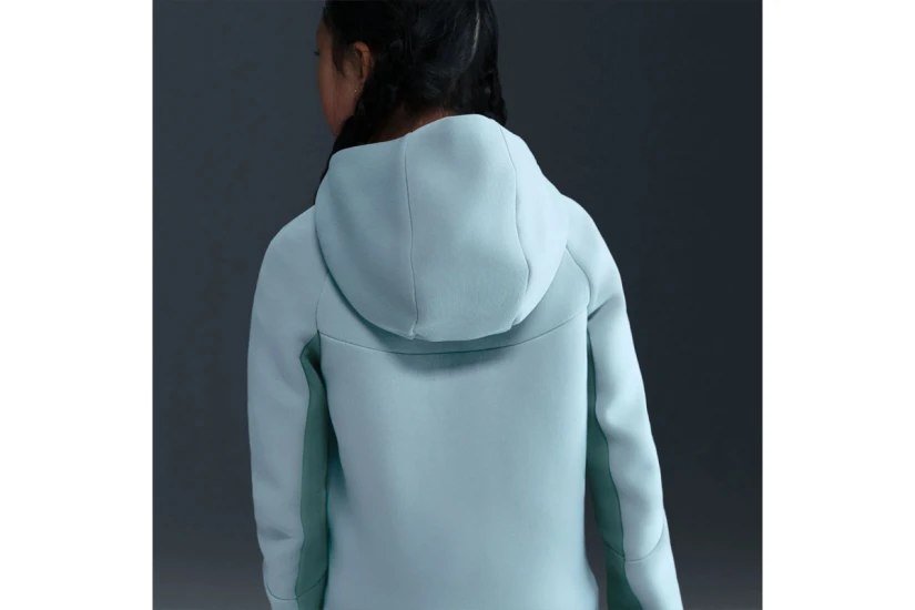 Nike Sportswear Tech Fleece Παιδική Ζακέτα με Κουκούλα Οινοπνευματί