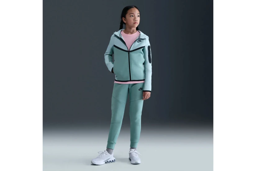 Nike Sportswear Tech Fleece Παιδική Ζακέτα με Κουκούλα Οινοπνευματί