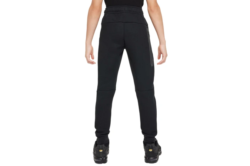 Nike Sportswear Tech Fleece Παιδικό Παντελόνι Φόρμας Μαύρο, Γκρι