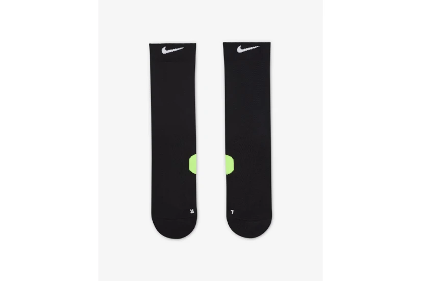 Nike Running Dri-FIT Ψηλές Κάλτσες Μαύρες 1 Ζευγάρι