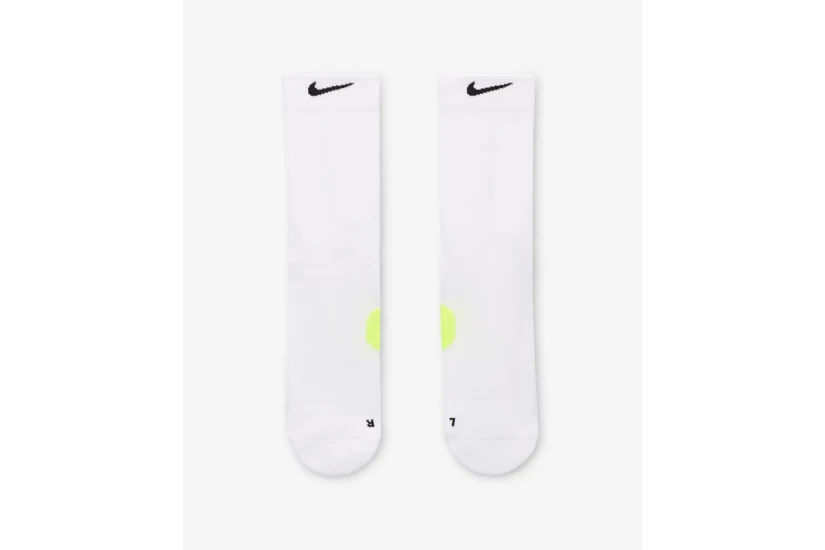 Nike Dri-FIT Running Ψηλές Κάλτσες Λευκές 1 Ζευγάρι