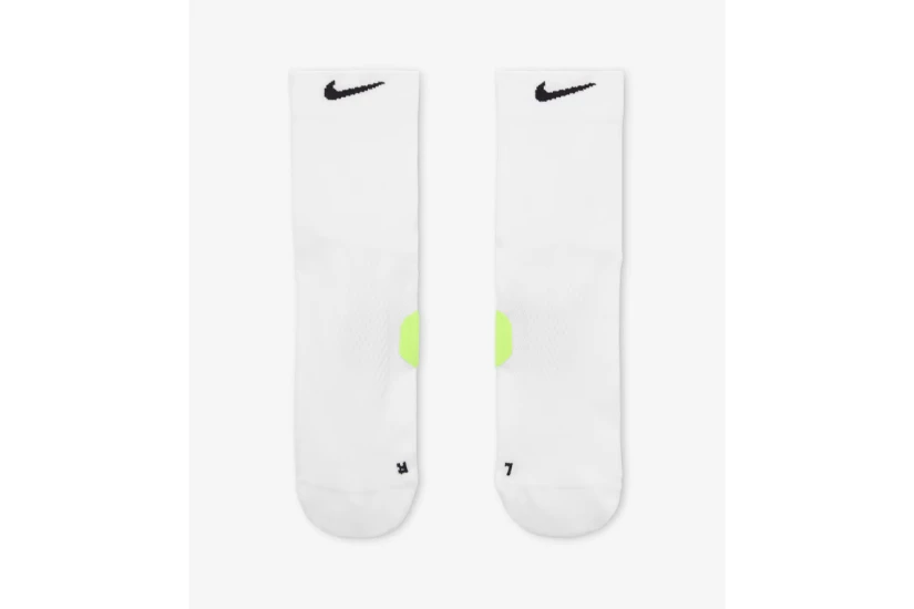 Nike Running Midweight Dri-FIT Ψηλές Κάλτσες Λευκές 1 Ζευγάρι
