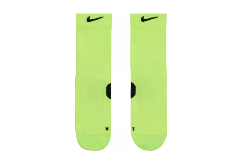 Nike Dri-FIT Midweight Running Micro Κοντές Κάλτσες Κίτρινο Φλούο 1 Ζευγάρι