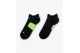 Nike Running Midweight Dri-FIT Κοντές Κάλτσες Μαύρες 1 Ζευγάρι