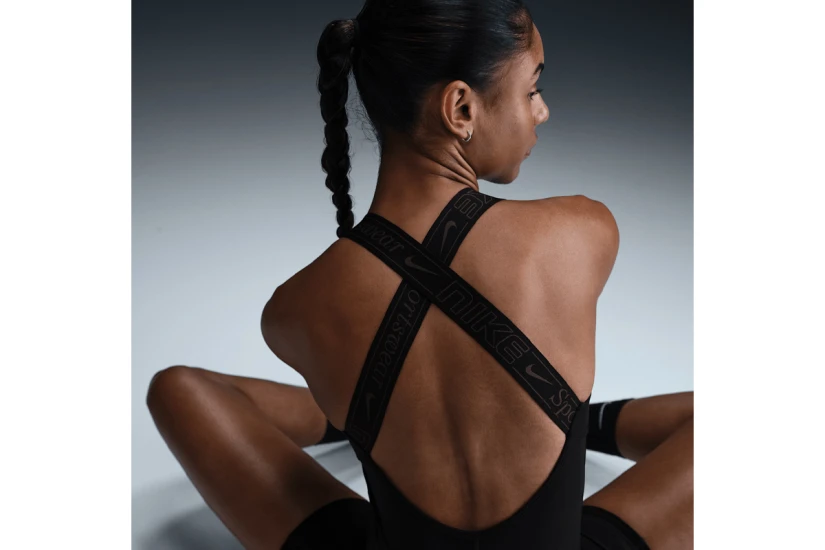 Nike Dri-FIT Bodysuit Γυναικείο Ολόσωμο Σορτς Μαύρο