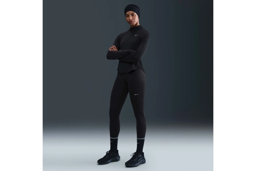 Nike Tempo High-Waisted Dri-FIT Γυναικείο Κολάν 7/8 Μαύρο