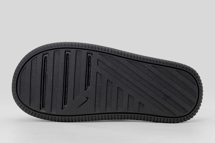 Nike Calm Elevation Fur Γυναικείες Παντόφλες Μαύρες